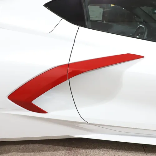 Vista 8 de Cubierta para manija de puerta exterior compatible con Chevrolet Corvette C8 Stingray Z06 2020-2026, accesorios de tira de decoración de puerta