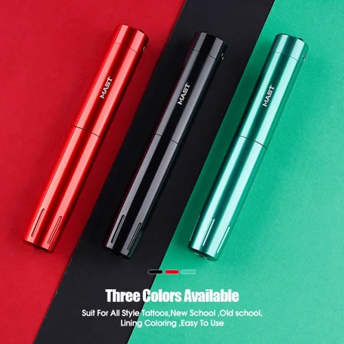 Vista 3 de Mast Tour Y22 - Kit de máquina de bolígrafo de tatuaje inalámbrico, cartuchos rotativos profesionales, bolígrafo de tatuaje, fuente de alimentación