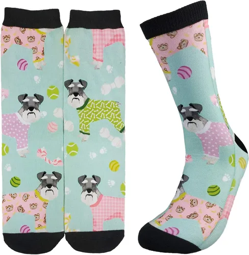 Vista 5 de YISHOW Calcetines unisex novedosos y divertidos, para regalo, Blanco
