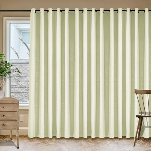 Vista 61 de Frelement Cortinas de lino de lino de bronce con ojales para interiores, tratamiento de ventanas para sala de estar, dormitorio, habitación