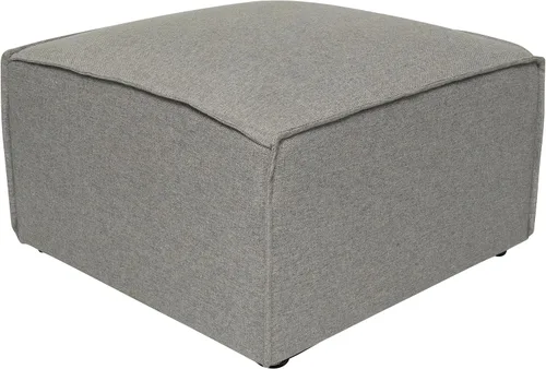 Vista 11 de Flash Furniture Bridgetown - Módulo otomano de tela para sofá seccional, sofá modular personalizable, otomano, color crema
