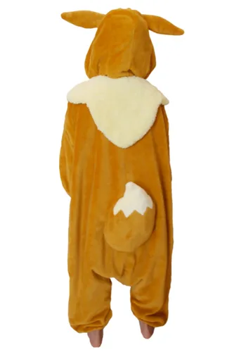 Vista 2 de Disfraz Kigurumi de Eevee para Niños de Pokémon Multicolor