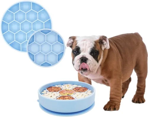 Vista 7 de Mr. Peanut's Cuenco interactivo para perros de alimentación lenta, divertido y saludable para detener la hinchazón (pequeño)
