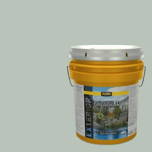 Vista 2 de Rodda Paint CASCADIA XL - Pintura satinada exterior e imprimación en uno, cuarto de galón, banderín para bebé