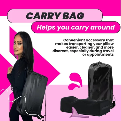 Vista 9 de BBL - Cojín para levantamiento de glúteos para después de la cirugía, suave cojín para postcirugía BBL con bolsa de cordón, almohada