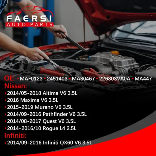 Vista 147 de Medidor de sensor de flujo de aire masivo MAF compatible con Ford con E-150 4.6L, 5.4L 2004-2014, para Ford E-150 Club Wagon 5.4L Reemplazo