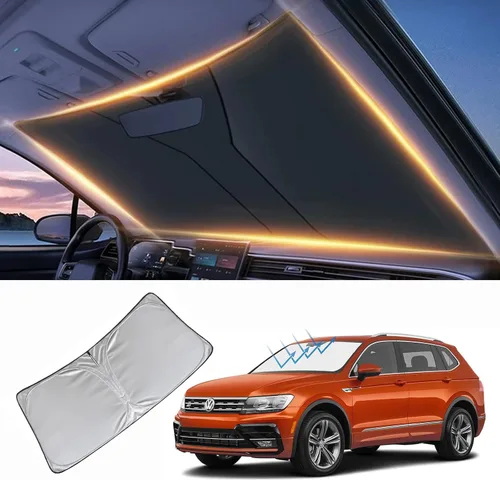 Vista 47 de Parasol para parabrisas delantero, protector de visera, accesorios para automóvil