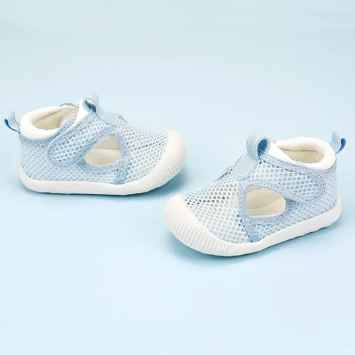 Vista 3 de Zapatos para bebé niño y niña, ligeros, transpirables, de malla, zapatos de agua para playa, antideslizantes, para primeros pasos, 6, 9, 12, 18, 24