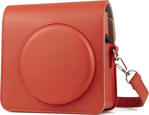 Vista 10 de Rieibi Funda cuadrada SQ1, funda protectora para cámara instantánea Fujifilm Instax Square SQ1, cubierta compacta de piel sintética con correa