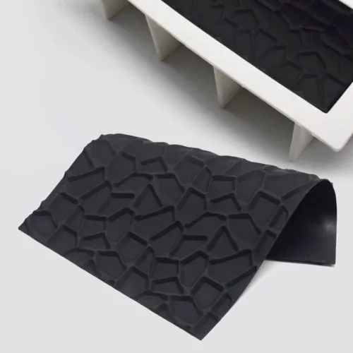 Vista 4 de Forma irregular textura 3D silicona pastel hornear Mat postre Bakeware silicona pastel hornear molde