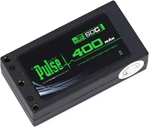 Vista 9 de Helidirect Pulse 340mah 2S 7.6V 60C LiHV Hardcase Batería utilizada para Mini Z, XBility 1, Drift, Micro B, Micro, Hobbyplus 1/24 Racing & Drift