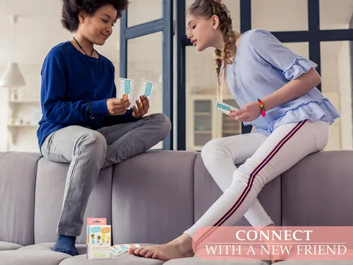Vista 3 de Tarjetas de Conversación para Adolescentes - Tarjetas de Comunicación para Desarrollar Confianza e Inteligencia Emocional, Juegos Familiares