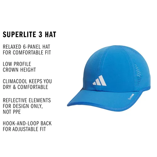 Vista 39 de Adidas Superlite - Gorra deportiva ajustable de ajuste relajado para entrenamiento