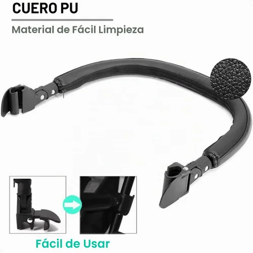 Vista 2 de Barra de parachoques compatible con YOYO+/ YOYO2/YOYO3 cochecito de bebé, tamaño Queen (piel sintética)