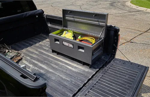 Vista 9 de Ironton Caja de sitio de trabajo de 36 pulgadas – Construcción de acero resistente con tapa bloqueable, cofre de almacenamiento de herramientas