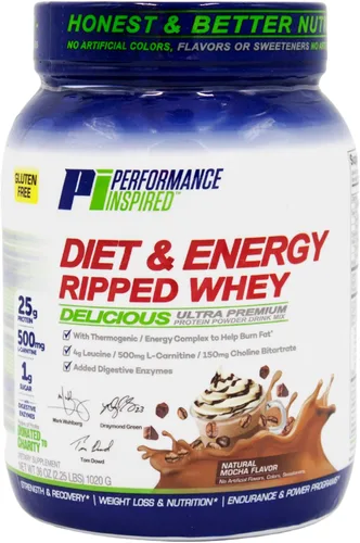 Vista 10 de Performance Inspired Nutrición Dieta y Energía Proteína de Suero Rasgado, Sueño de Chocolate Oscuro; Estilo #: RWDKC