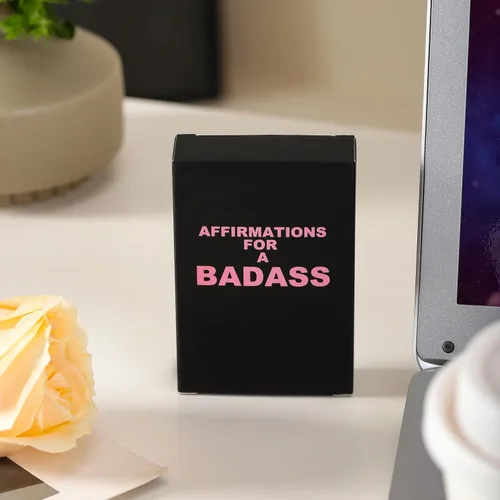Vista 6 de shoprotik Tarjetas de afirmación Badass - Tarjetas motivacionales e inspiradoras diarias para mujeres