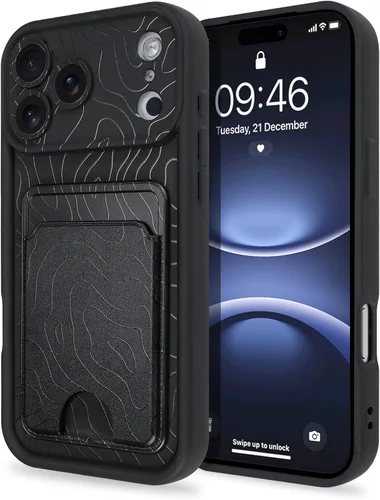 Vista 72 de MZELQ Compatible con iPhone 11 Funda TPU Soporte para Tarjetas Cubierta de Billetera, Protección de Cámara + Protector de Pantalla Funda Suave