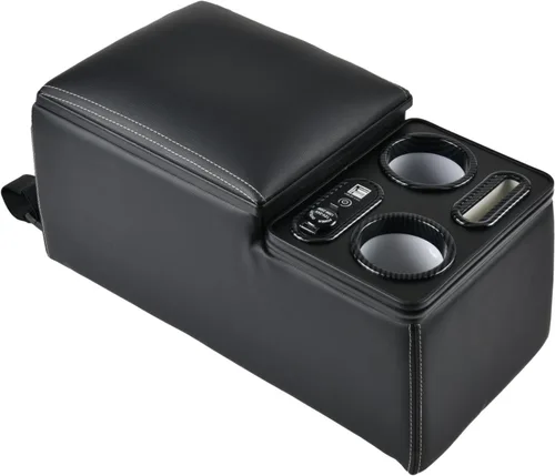 Vista 11 de Coverado - Organizador de consola central para auto, consolas universales para asiento trasero, organizador y almacenamiento para asiento