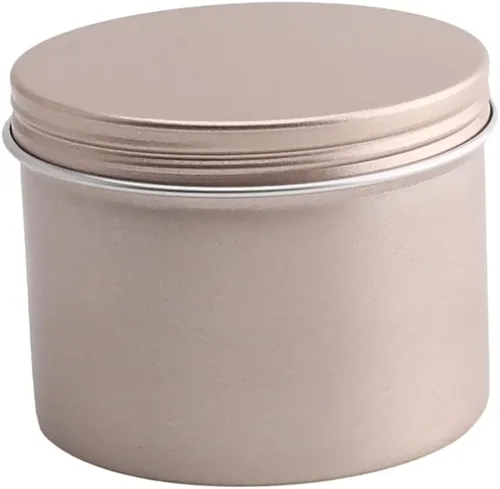 Vista 24 de Othmro Latas redondas de metal de 8.3 onzas, latas de aluminio, contenedores recargables de 8.5 fl oz, botellas de lata con tapa de tornillo