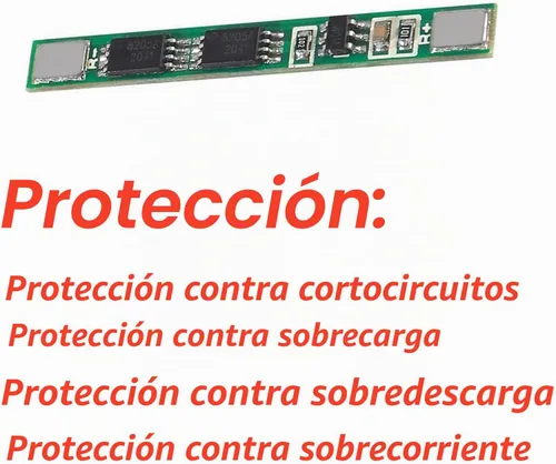 Vista 3 de DIANN 10 unids 1S 3.7V BMS 18650 Cargador 4A Placa de Protección PCB para Celda de Batería de Li-ion de Litio