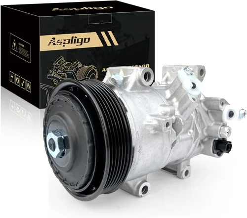 Vista 18 de Compresor de A/C con embrague compatible con Durango 2000-2003 4.7L 5.9L, para Dodge Dakota 2002-2003, para Ram 1500 2500 3500 2002-2003, CO 4854C
