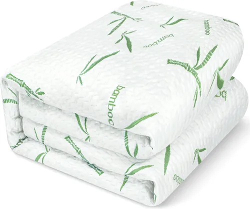 Vista 8 de Utopia Bedding – Protector de colchón impermeable tamaño individual, funda de colchón premium de bambú y viscosa de 200 GSM con enfriamiento, suave