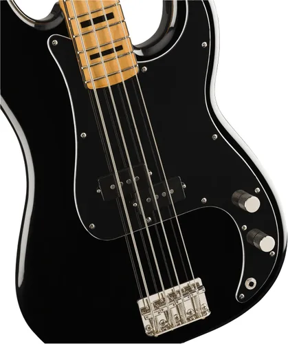 Vista 3 de Squier Classic Vibe 70s Precision Bass, negro, diapasón de arce