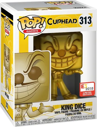 Vista 4 de King Dice (E3 2018 Exc): Fun ko P o p ! Games - Figura de vinilo con 1 protector gráfico compatible con 'ToysDiva' (313 - 33336 - B)