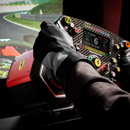 Vista 2 de Thrustmaster T818 Ferrari SF1000 Simulator, Direct Drive, Sim Racing Force Feedback Racing Wheel for PC, Officially Licensed by Ferrari (PC)