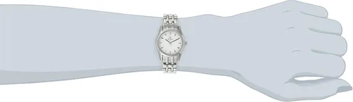 Vista 2 de Bulova 96L127 - Reloj clásico de cuarzo para mujer acero inoxidable tono plateado