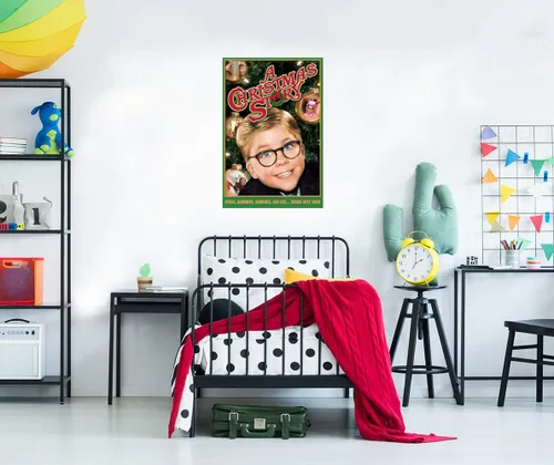 Vista 4 de A Christmas Story - Póster de película laminada, con licencia oficial, 24.5 x 36.5 pulgadas