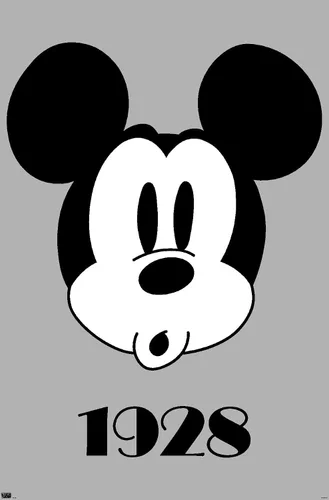 Vista 12 de Trends International Disney Mickey Mouse - Póster de pared con diseño de cara, 22.4 pulgadas de largo x 14.7 pulgadas, versión enmarcada en madera
