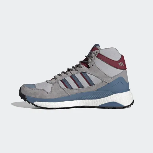 Vista 8 de adidas Originals Zapatos deportivos Marathon x Human Made Hi Top para hombre, Ónix transparenteSt Stonewash AzulBorgoña colegial