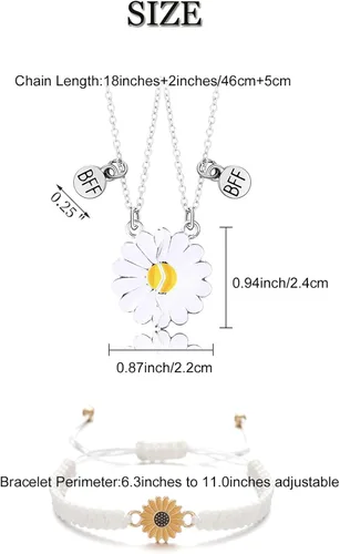 Vista 9 de Collar con colgante de acero inoxidable para parejas con llave de bloqueo de corazón para él y ella