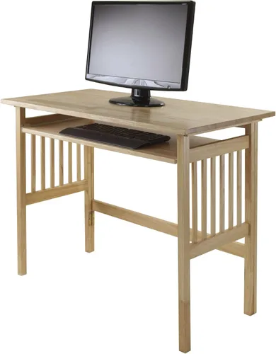 Vista 8 de Escritorio plegable para computadora, madera de haya