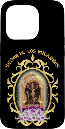 Vista 14 de El Señor de Los Milagros, Lima Peru, Cristo venerada en Perú - Carcasa para iPhone 17