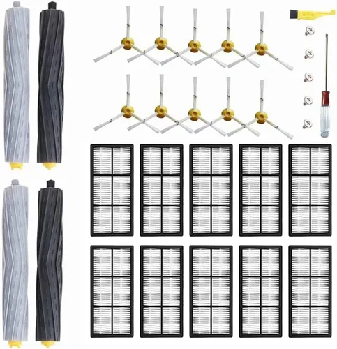 Vista 8 de Paquete de 13 piezas de repuesto para iRobot Roomba 800 900 Series 805 860 870 871 880 890 960 980 985 accesorios de vacío, kit de reposición con 1