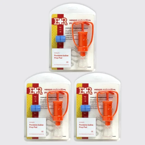 Vista 4 de Ever Ready First Aid Kit extractor de veneno de mordida de serpiente sin látex - 3