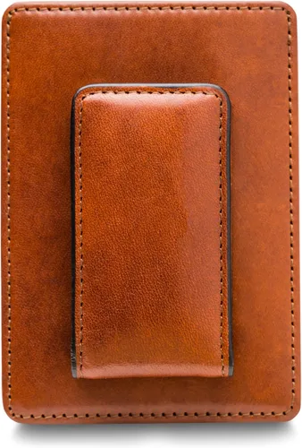 Vista 9 de Bosca Cartera con bolsillo frontal para hombre en piel vieja - RFID