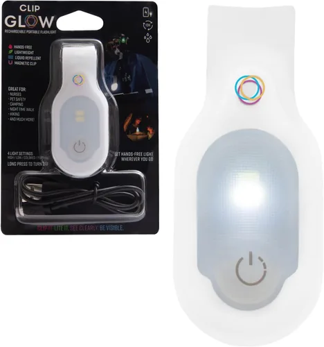Vista 11 de Clipglow - Luz de enfermería con clip, luz de turno de noche de enfermería, brillante, ligera, magnética, portátil, linterna recargable por USB