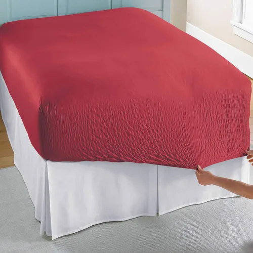 Vista 6 de BrylaneHome Bed Tite 300 Thread Count Sheet Set - Twin, Blue Floral