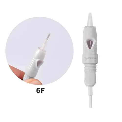 Vista 8 de Charmant Liberty - Cartucho de tatuaje de 0.315 pulgadas, agujas de microblading desechables semipermanentes para cejas, labios delineadores, 20