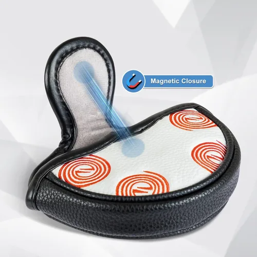 Vista 5 de Cubiertas para Cabeza de Palo de Golf Fundas para Putter Cubierta de Putter Mallet Cubierta de Putter Blade para Odyssey White Hot Pro Heel-Shaft