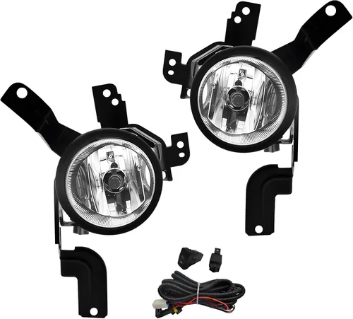 Vista 23 de Luces antiniebla de conducción compatibles con lámparas de parachoques delantero Honda CRV 2007 2008 2009 con bombillas halógenas H11 de 12 V 55 W