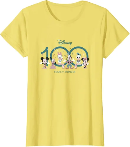 Vista 29 de Disney 100 Years of Wonder Mickey & Pals Muted Cute D100 Camiseta, Negro
