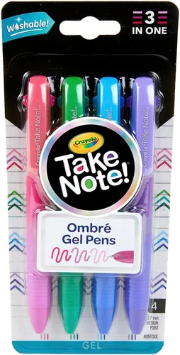 Vista 10 de Crayola Bolígrafos de gel de colores para niños y adultos, bolígrafos lavables de punta media, 14