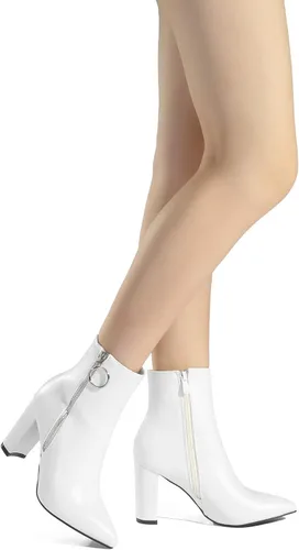 Vista 7 de DREAM PAIRS - Botines para mujer con tacón alto y grueso