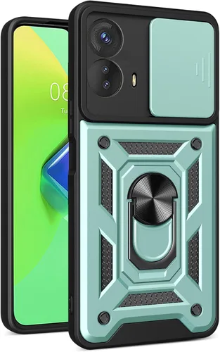Vista 81 de Compatible con carcasa de soporte Infinix Zero Ultra 5G, con cubierta de lente de cámara deslizante compatible con funda Infinix Zero Ultra 5G Negro
