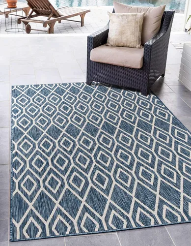 Vista 14 de Jill Zarin Outdoor Collection - Alfombra de área - Turcas y Caicos (2' 2" x 3' 1" Rectángulo Beige/Marrón)